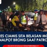 VIDEO: Amankan Akhir Pekan, Polres Ciamis Sita Belasan Motor Knalpot Brong dalam Patroli Gabungan KRYD