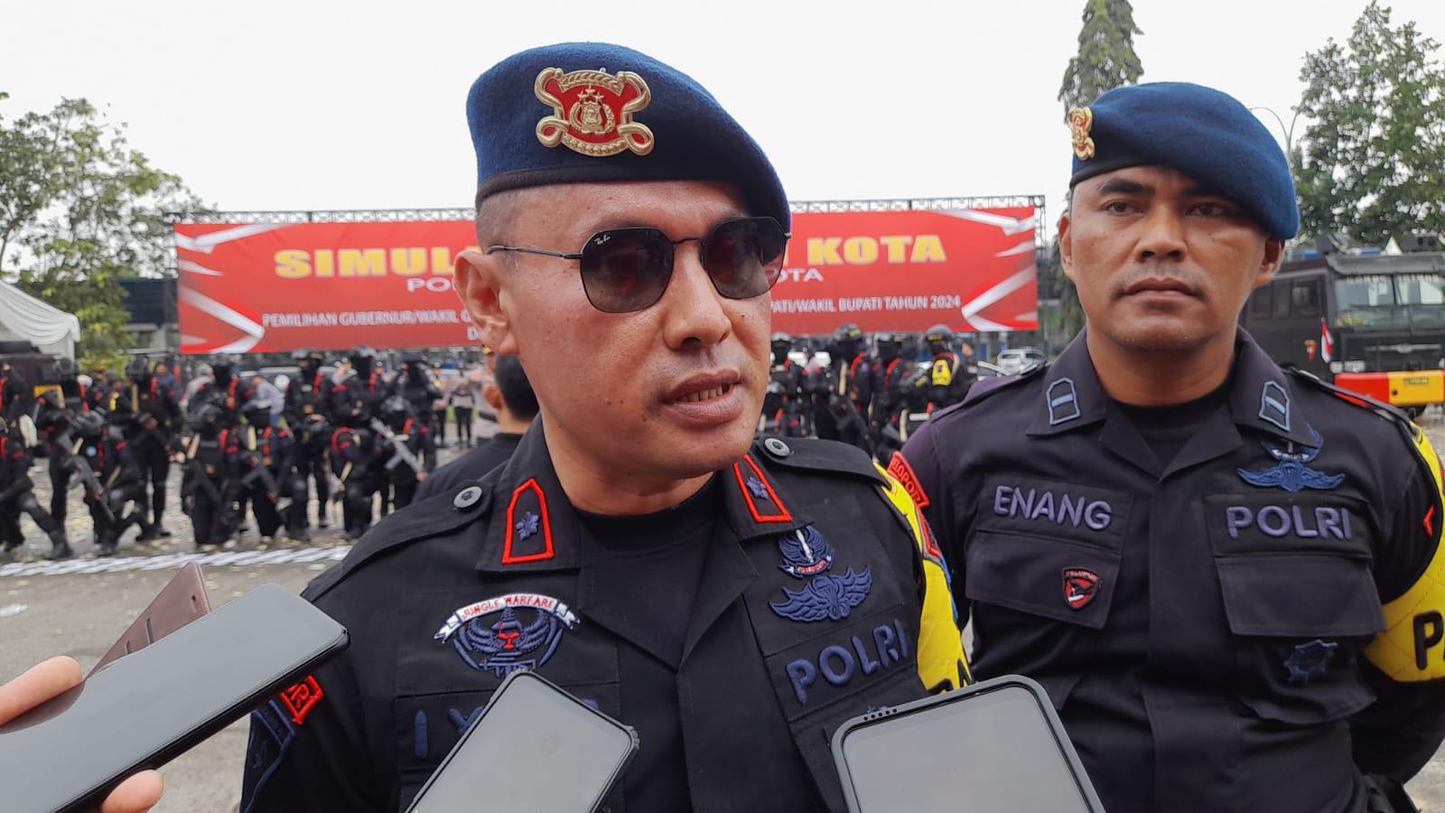 Batalyon D Pelopor Satbrimob Polda Jabar Siap Amankan Pilkada Serentak di Priangan Timur