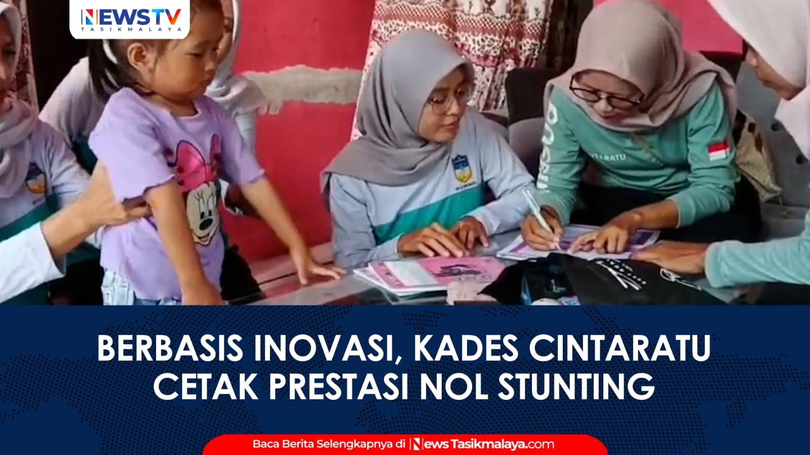 VIDEO: Berbasis Inovasi dan Sinergi, Kepala Desa Cintaratu Ciamis Cetak Prestasi Nol Stunting