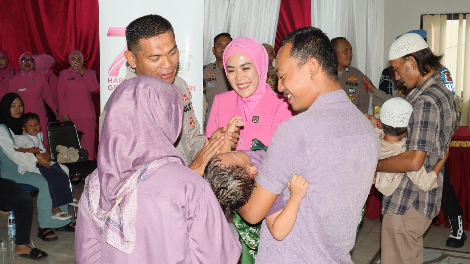 Bhakti Kesehatan HUT Bhayangkara Ke-79, Polres Ciamis Gelar Sunatan Massal