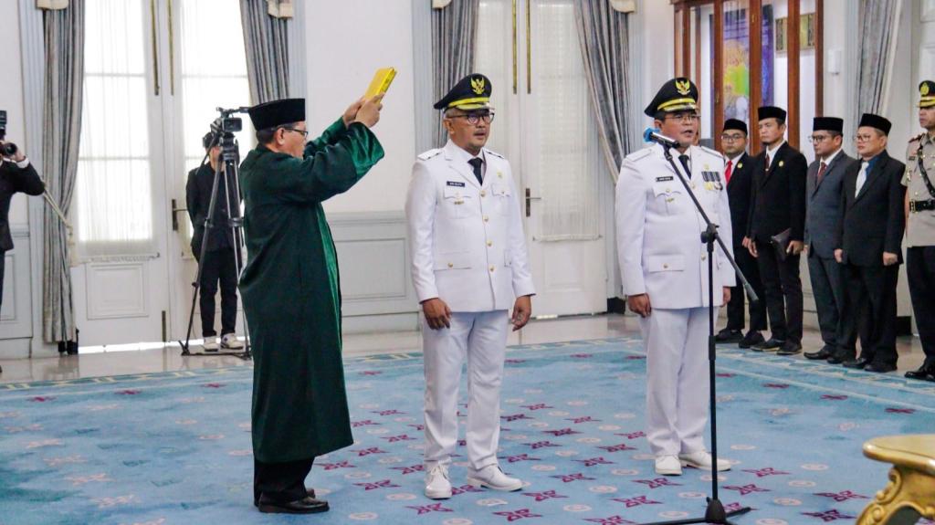 Budi Waluya Ambil Alih Jabatan Pj Bupati Ciamis dari Engkus Sutisna