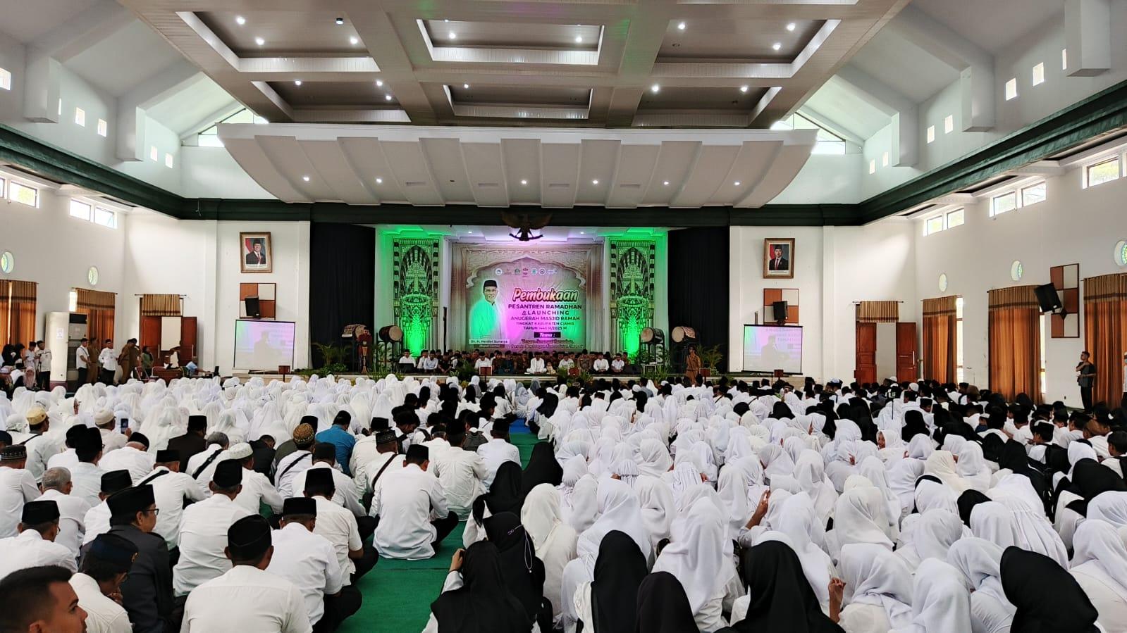Bupati Ciamis Buka Pesantren Ramadan dan Luncurkan Anugerah Masjid Ramah 2025