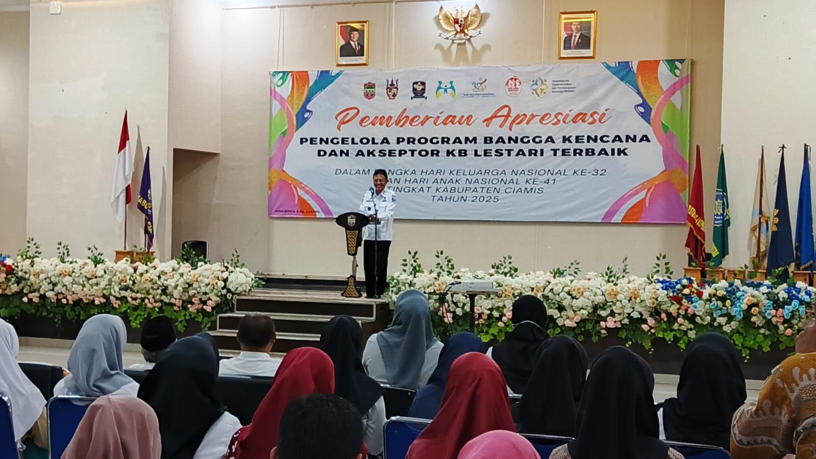 Bupati Ciamis Soroti Kehamilan Anak Usia Dini dalam Peringatan Hari Keluarga dan Hari Anak Nasional