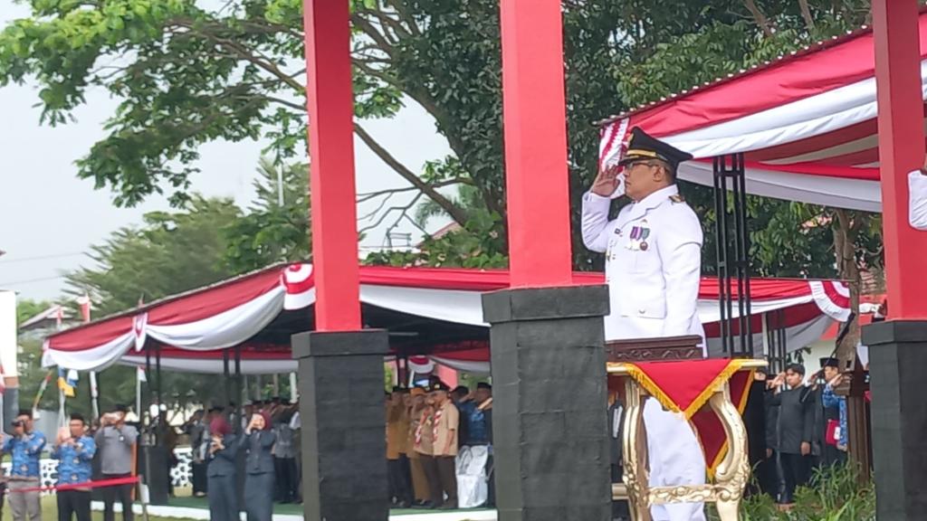 Bupati Tasikmalaya Ade Sugianto Pimpin Upacara Peringatan HUT ke-79 RI