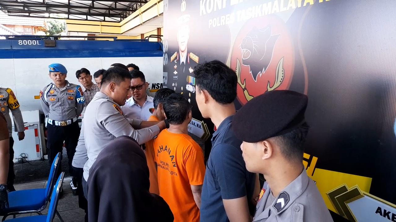 Dua Penambang Emas Ilegal di Karangjaya Dibekuk Polres Tasikmalaya Kota