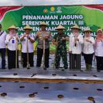 Dukung Swasembada Pangan, Polres Tasikmalaya Kota Tanam Jagung Serentak, Targetkan 14 Hektar Lahan Produktif
