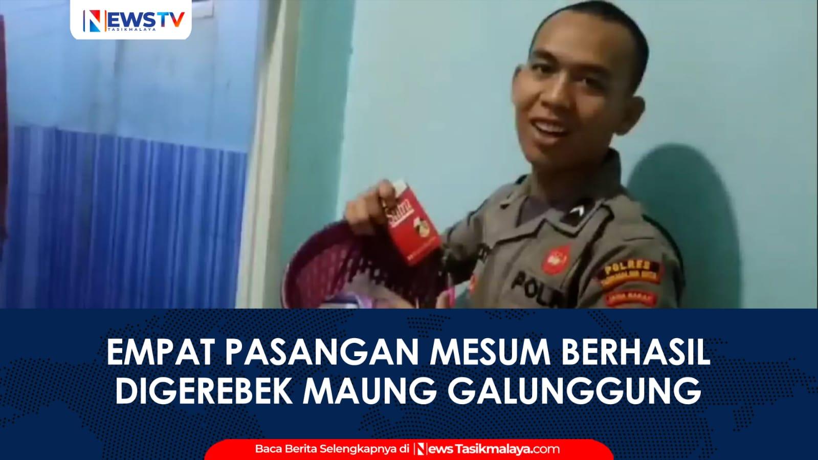 VIDEO: Empat Pasangan Diduga Mesum Digaruk Tim Maung Galunggung Polres Tasikmalaya Kota di dalam Kamar Kost