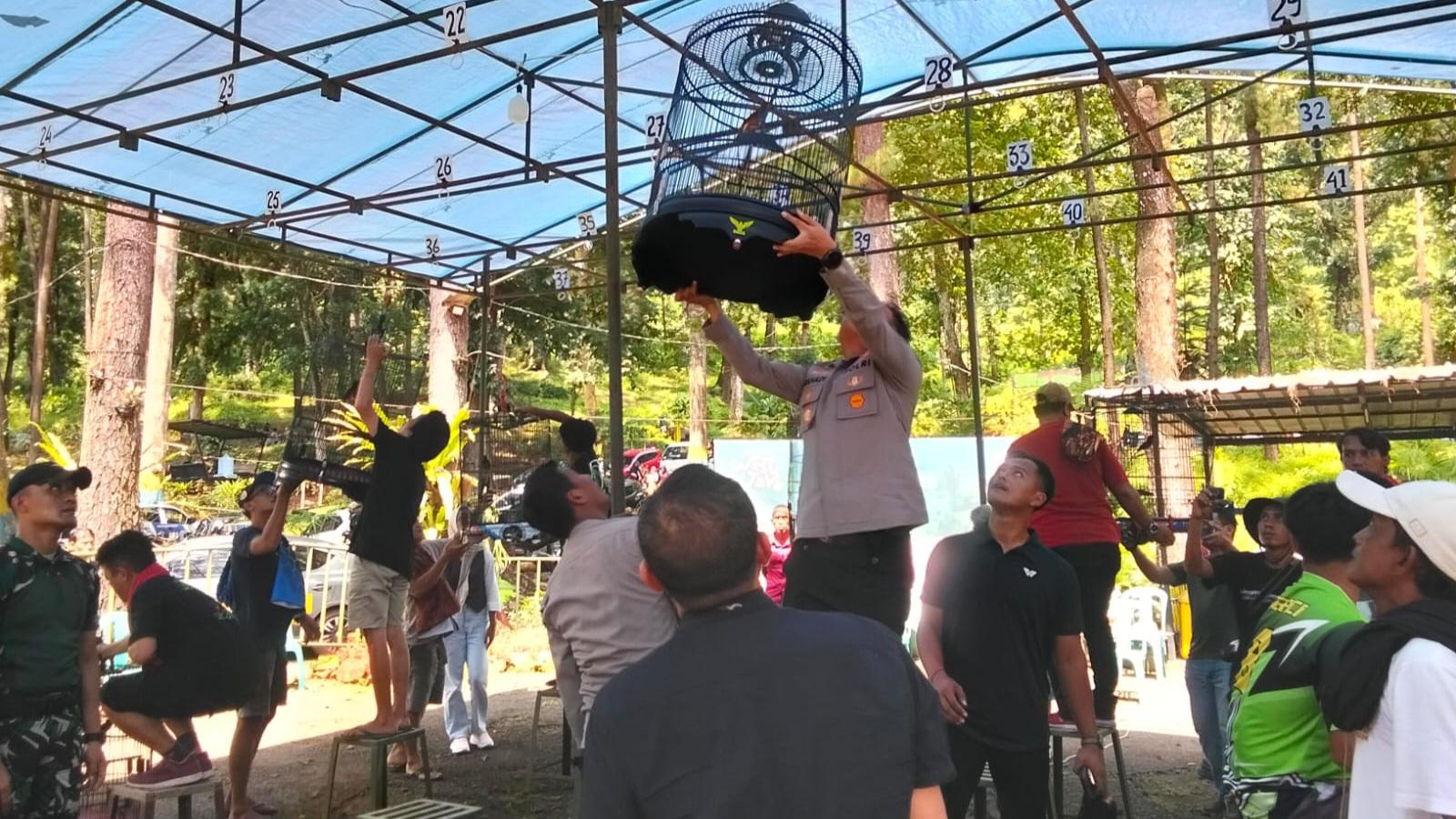 Festival Burung Berkicau di Situ Mustika, Polres Banjar Dorong Wisata dan Ekonomi Lokal