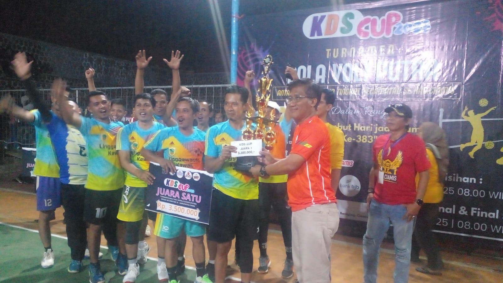 FKKD Kawali Juara Turnamen Voli Antar Kadus se-Ciamis KDS Cup 2025