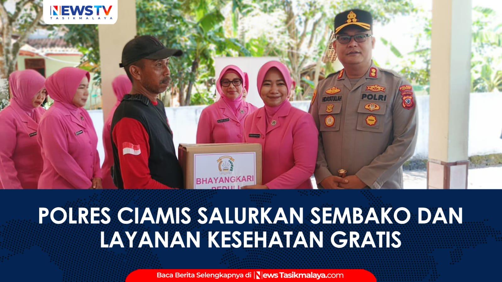 VIDEO: Gerak Cepat Pasca-Bencana, Polres Ciamis Salurkan Sembako dan Layanan Kesehatan Gratis untuk Korban Puting Beliung