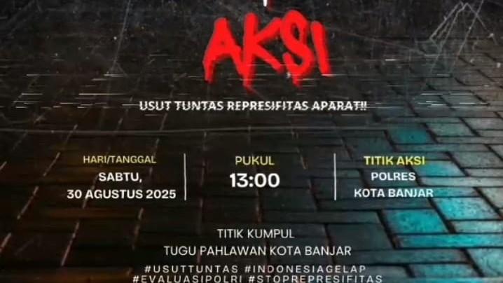 Hari Ini Mahasiswa Banjar Bakal Gelar Aksi di Depan Polres, Desak Keadilan atas Insiden Ojol Ditabrak Rantis