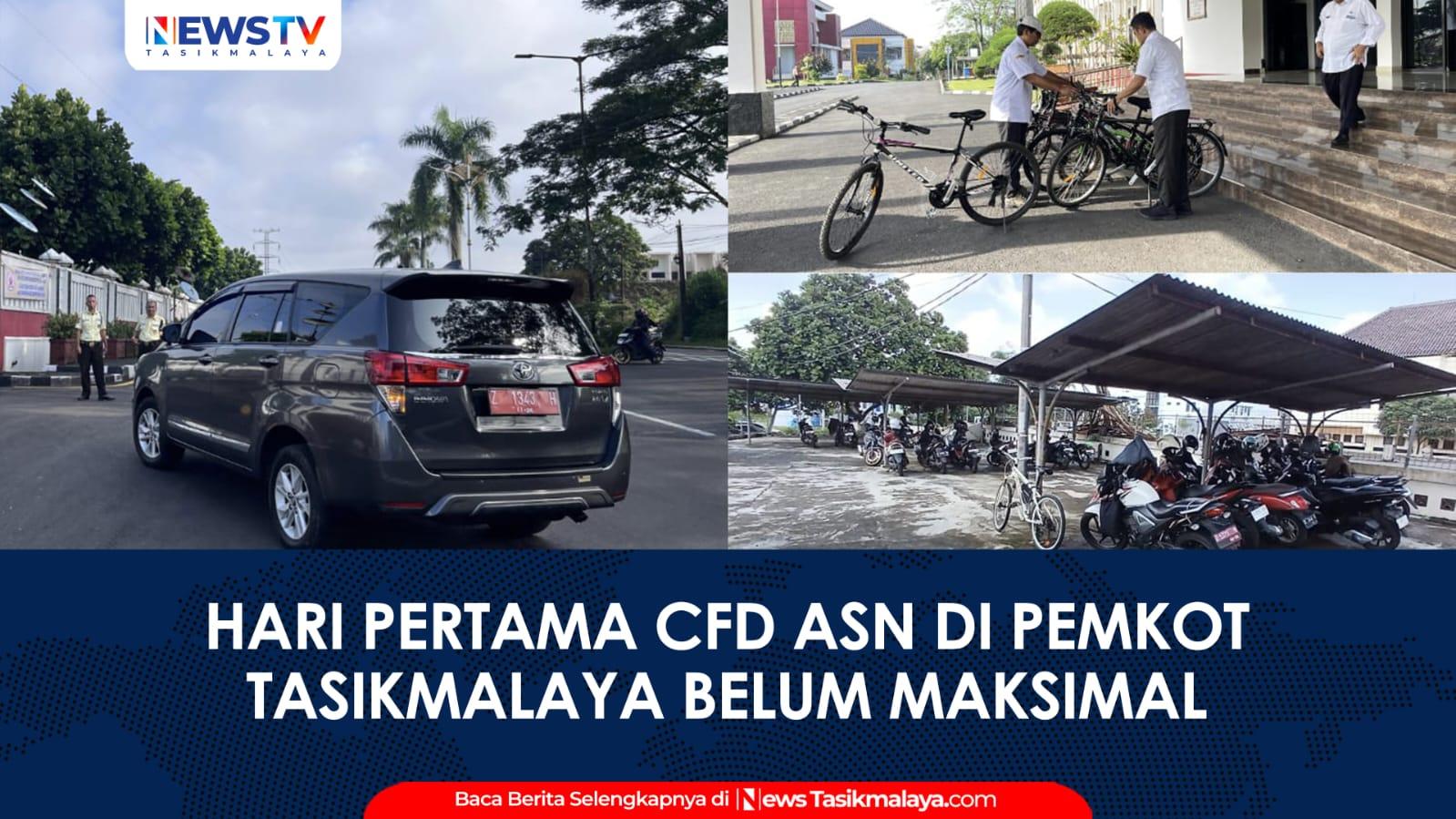 VIDEO: Hari Pertama Uji Coba CFD ASN di Pemkot Tasikmalaya, Penerapan Tanpa Kendaraan BBM Belum Maksimal
