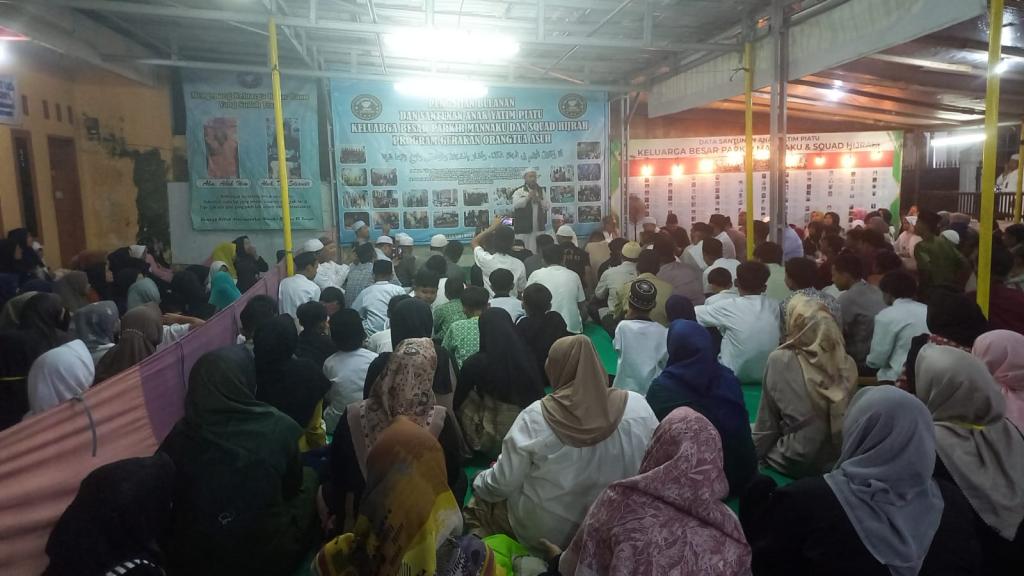 Keluarga Besar Parkir Mannaku dan Squad Hijrah Gelar Pengajian dan Santunan Yatim Piatu secara Rutin