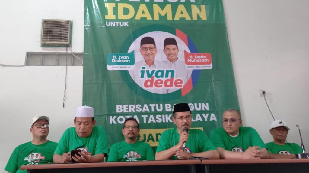 PPP Kota Tasikmalaya Bentuk Petiga Idaman untuk Menangkan Pasangan Ivan-Dede, Agus Wahyudin: No Komen