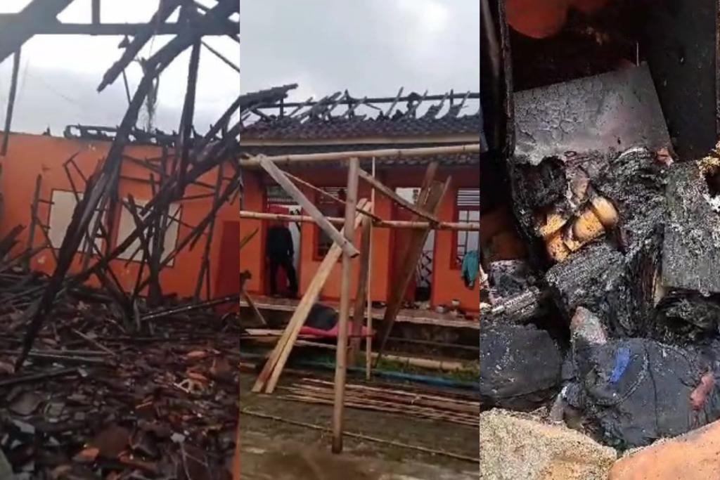 Kebakaran Ludeskan 8 Kobong Pesantren di Tasikmalaya Akibat Konsleting Listrik, Santri Mengungsi