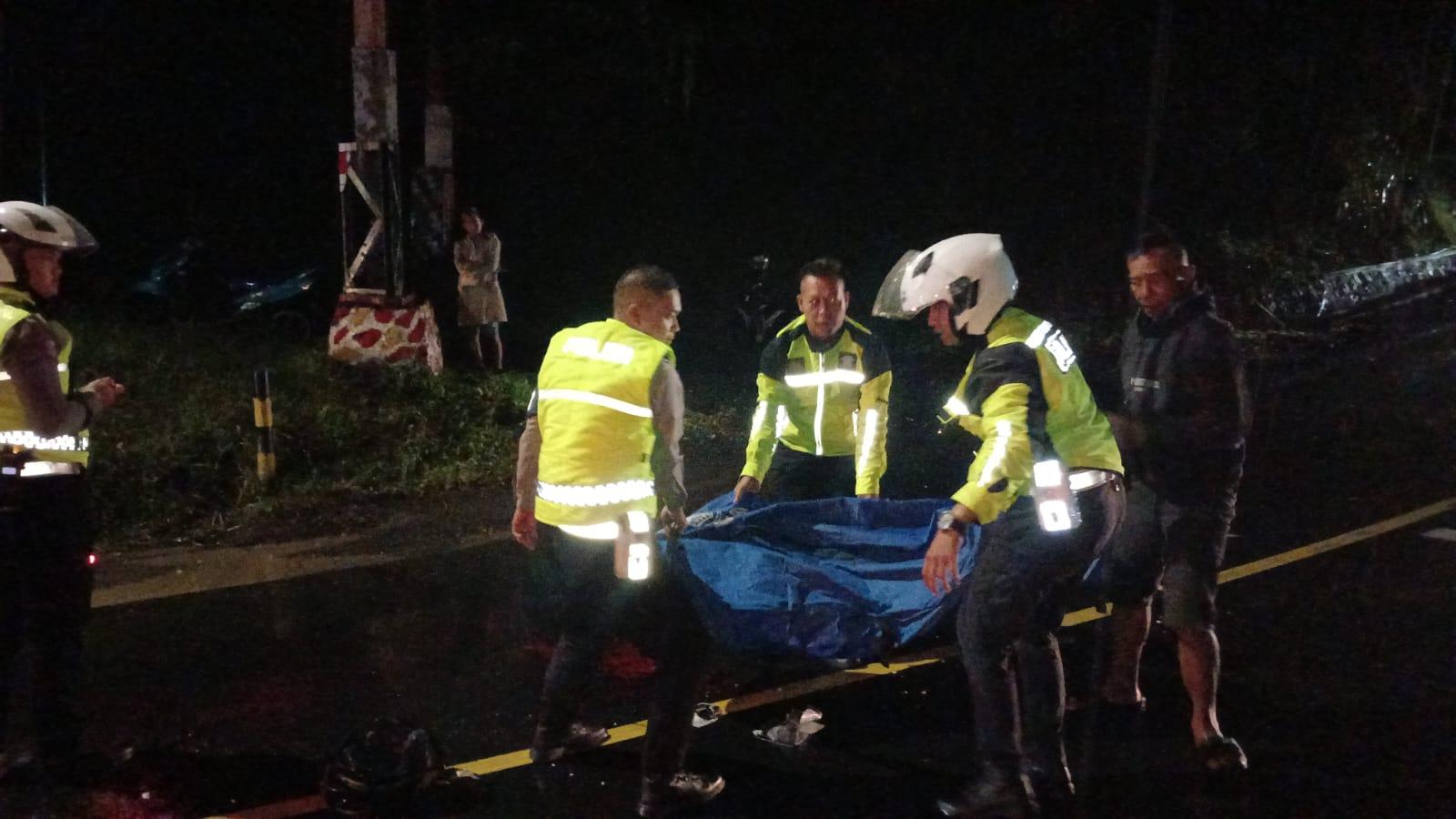 Pemudik Sepeda Motor Tewas Kecelakaan di Jalur Gentong Tasikmalaya