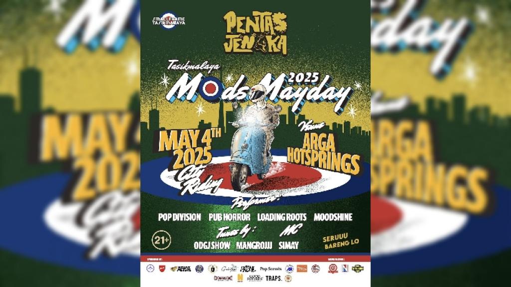 Tasikmalaya Siap Gelar Mods Mayday 2025, Parade Skuter dan Musik Meriahkan Arga Hotsprings