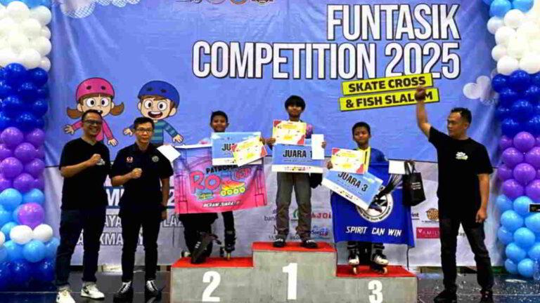Atlet Sepatu Roda Kota Banjar Raih Prestasi di FunTasik Competition 2025