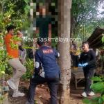 Polisi Selidiki Tewasnya Seorang Pria Warga Manonjaya yang Ditemukan Tergantung di Pohon Kemiri
