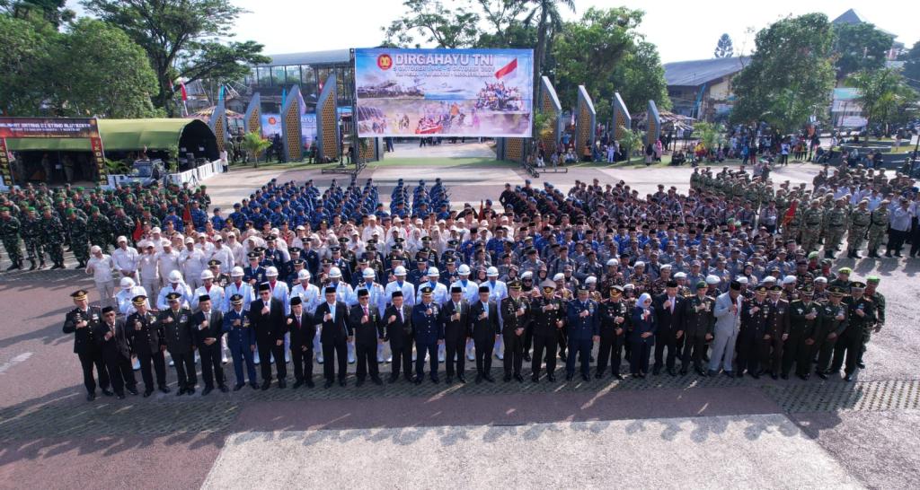 Upacara HUT ke-80 TNI di Tasikmalaya Berlangsung Khidmat dan Penuh Semangat Kebangsaan