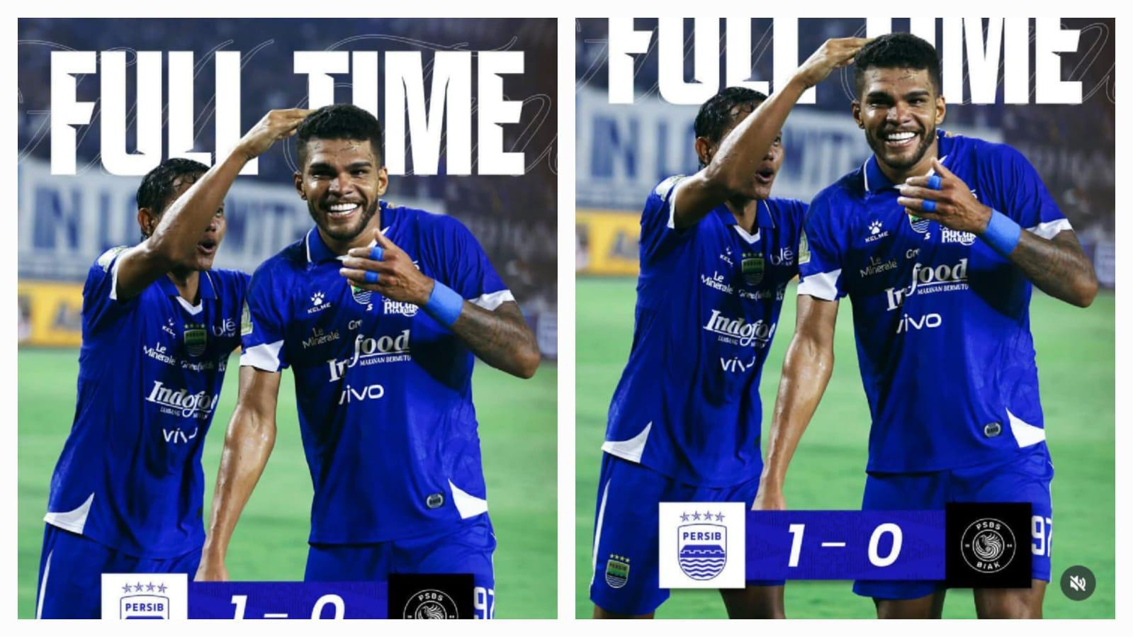 Persib Bandung Tekuk PSBS Biak 1-0, Kembali Puncaki Klasemen