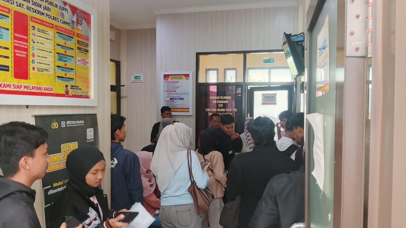 Pasca-Lebaran, Pemohon SKCK di Polres Ciamis Membeludak untuk Keperluan Melamar Kerja