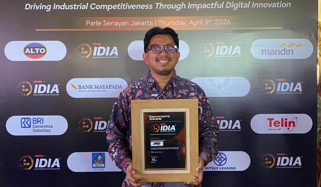 JNE Sabet Penghargaan Inovasi Digital Logistik Terbaik 2026, Bukti Transformasi Berkelanjutan