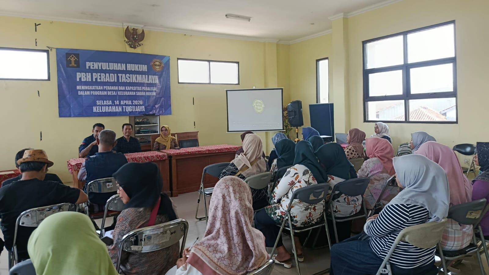 PBH PERADI Tasikmalaya Gelar Penyuluhan Hukum di Tugujaya, Perkuat Peran Paralegal Kelurahan