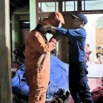 Sarang Tawon Vespa di Dapur Warga Ciamis Dievakuasi Damkar, Ukurannya Capai 150 Cm