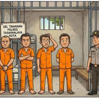 Polres Tasikmalaya Kota Tetapkan 4 Tersangka Penganiayaan Pedagang Bakso Cieunteung