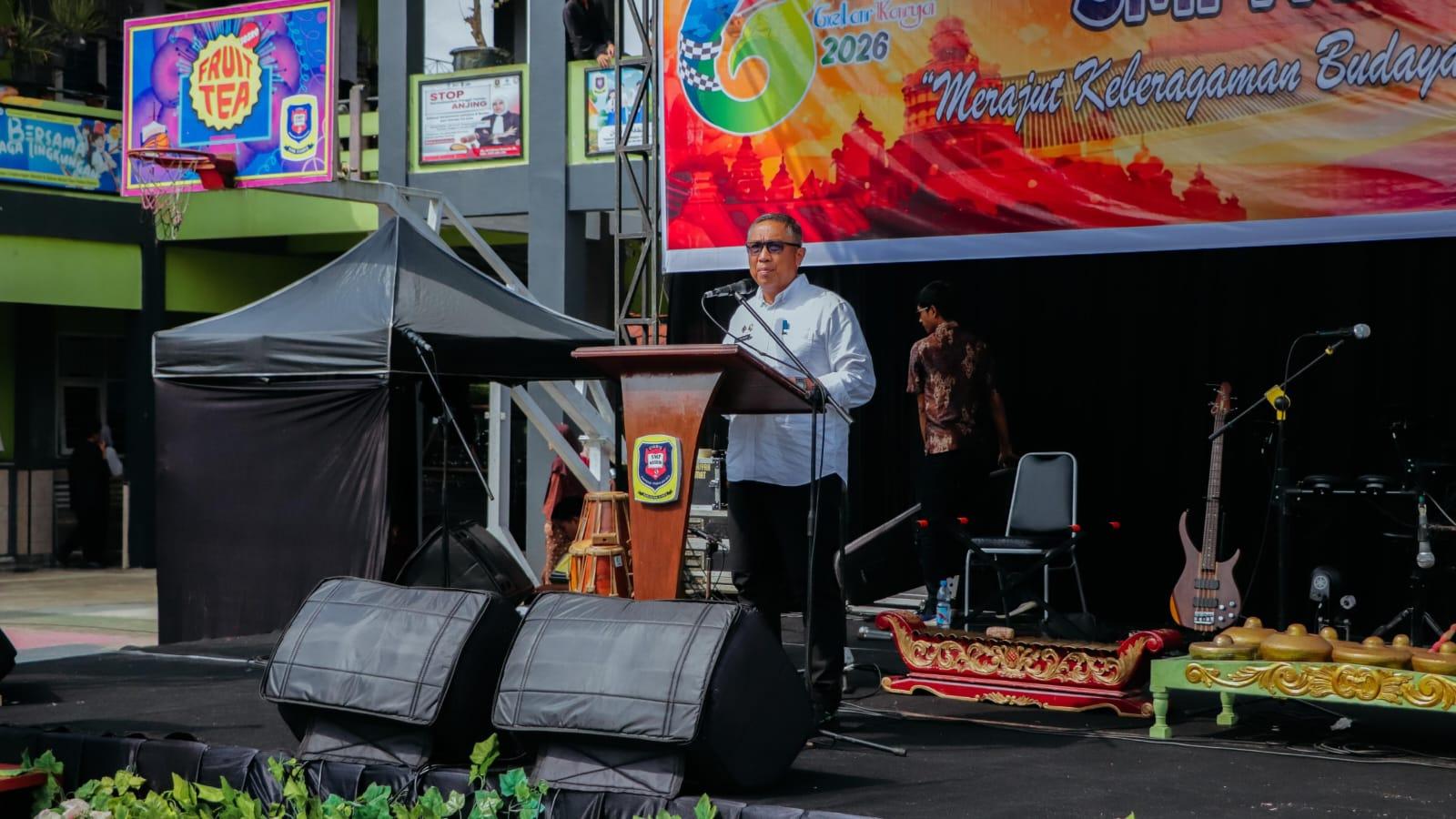 Hadiri Gelar Karya 2026 SMPN 2 Ciamis, Sekda Ciamis Dorong Kreativitas dan Cinta Budaya