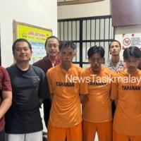 Resmi Ditahan, 4 Tersangka Pengeroyok Pedagang Bakso di Cieunteung Mulai Meringkuk di Sel