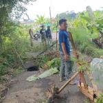 Jalan Antar-Dusun di Ciamis Ambles, Akses Mobil Terputus