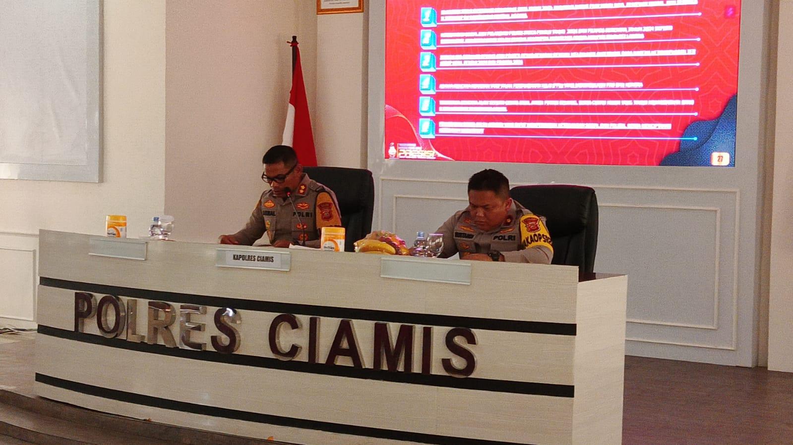 Rilis Akhir Tahun 2024 Polres Ciamis, AKBP Akmal: Kasus Kejahatan hingga Kecelakaan Menurun