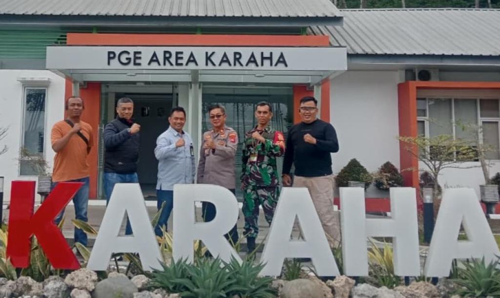 Kapolsek Kadipaten Bersama Personel Laksanakan Silaturahmi Kamtibmas di Pertamina PGE Karaha Bodas