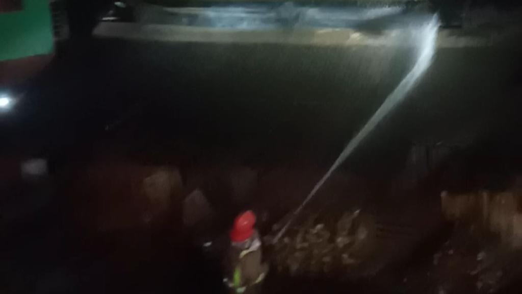 Kebakaran Pabrik Tahu di Pamarican Ciamis Dilalap Si Jago Merah