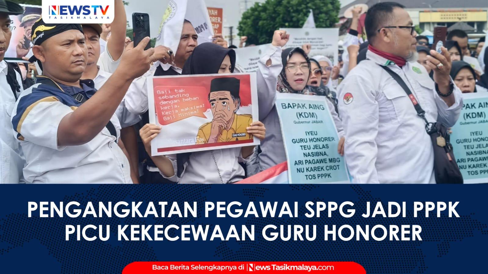 VIDEO: Kebijakan Pengangkatan Pegawai SPPG Jadi PPPK Picu Kekecewaan Guru Honorer Madrasah di Tasikmalaya