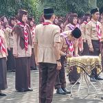 Ketua Kwarcab Ciamis Kukuhkan 150 Pembina Pramuka Lingkup Kemenag