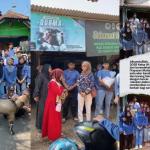 Lulusan Kelas IX-I SMPN 1 Kota Tasikmalaya Berbagi Hewan Kurban ke Yayasan Yamu'ti di Hari Perpisahan