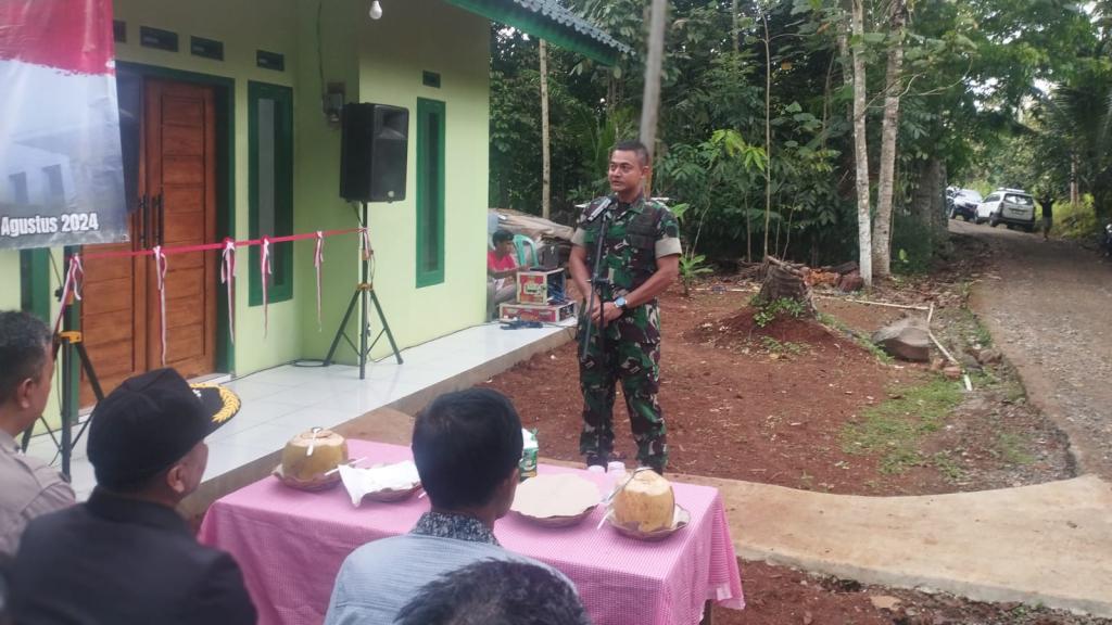 Mimpi Purnawirawan TNI Miliki Rumah Layak Huni Terwujud Berkat Bantuan Kodim Ciamis