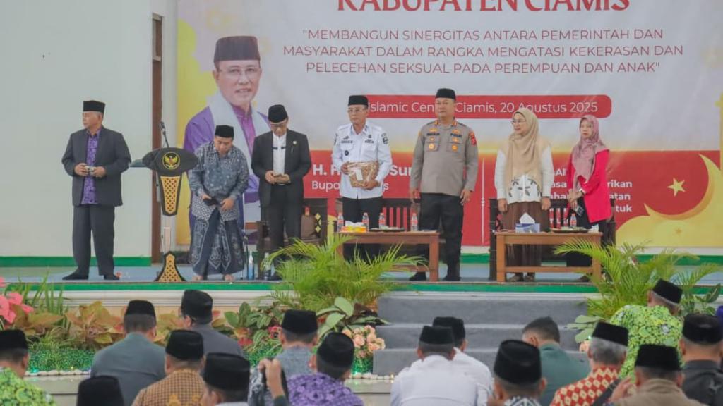 Momentum HUT ke-80 RI, Kapolres Ciamis Apresiasi Pemkab Tanggap Isu Sosial dan Soroti Pencegahan Kekerasan Perempuan dan Anak