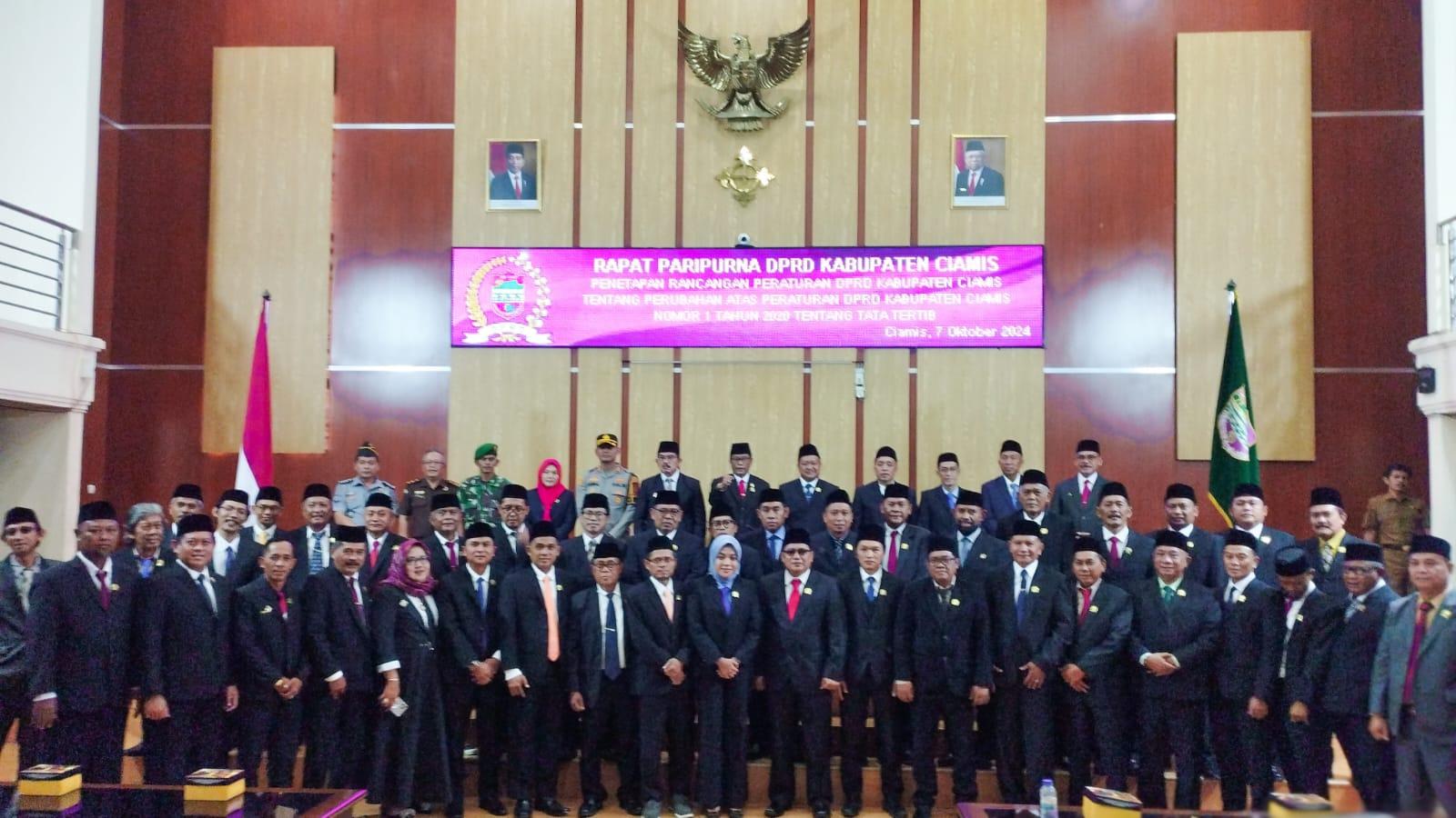 Nanang Permana Nahkodai DPRD Kabupaten Ciamis 2024-2029