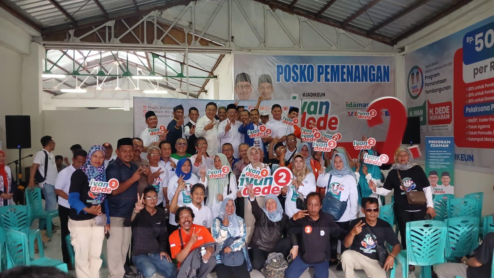 Pasangan Ivan-Dede Targetkan 208 Ribu Suara untuk Menang di Pilkada Kota Tasikmalaya 2024