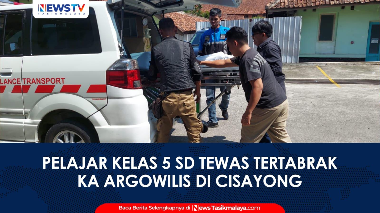 VIDEO: Pelajar SD di Cisayong Tasikmalaya Tewas Tertabrak KA Argo Wilis Saat Hendak ke Rumah Nenek