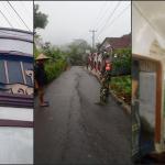 Pergeseran Tanah Terjang Dusun Jamuresi Ciamis,Tiga Rumah Rusak dan 17 Terancam