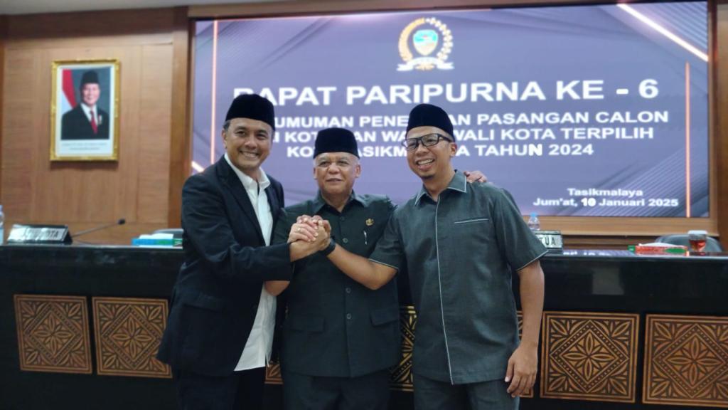 Pesan Pj Wali Kota Tasikmalaya Asep Sukmana untuk Viman-Diky saat Rapat Paripurna ke-6 di DPRD