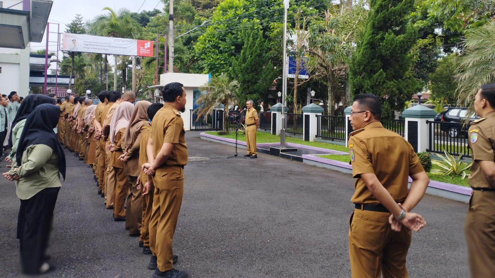 Pimpin Apel di Bapenda, Pj Bupati Ciamis Dorong Inovasi dan Integritas ASN