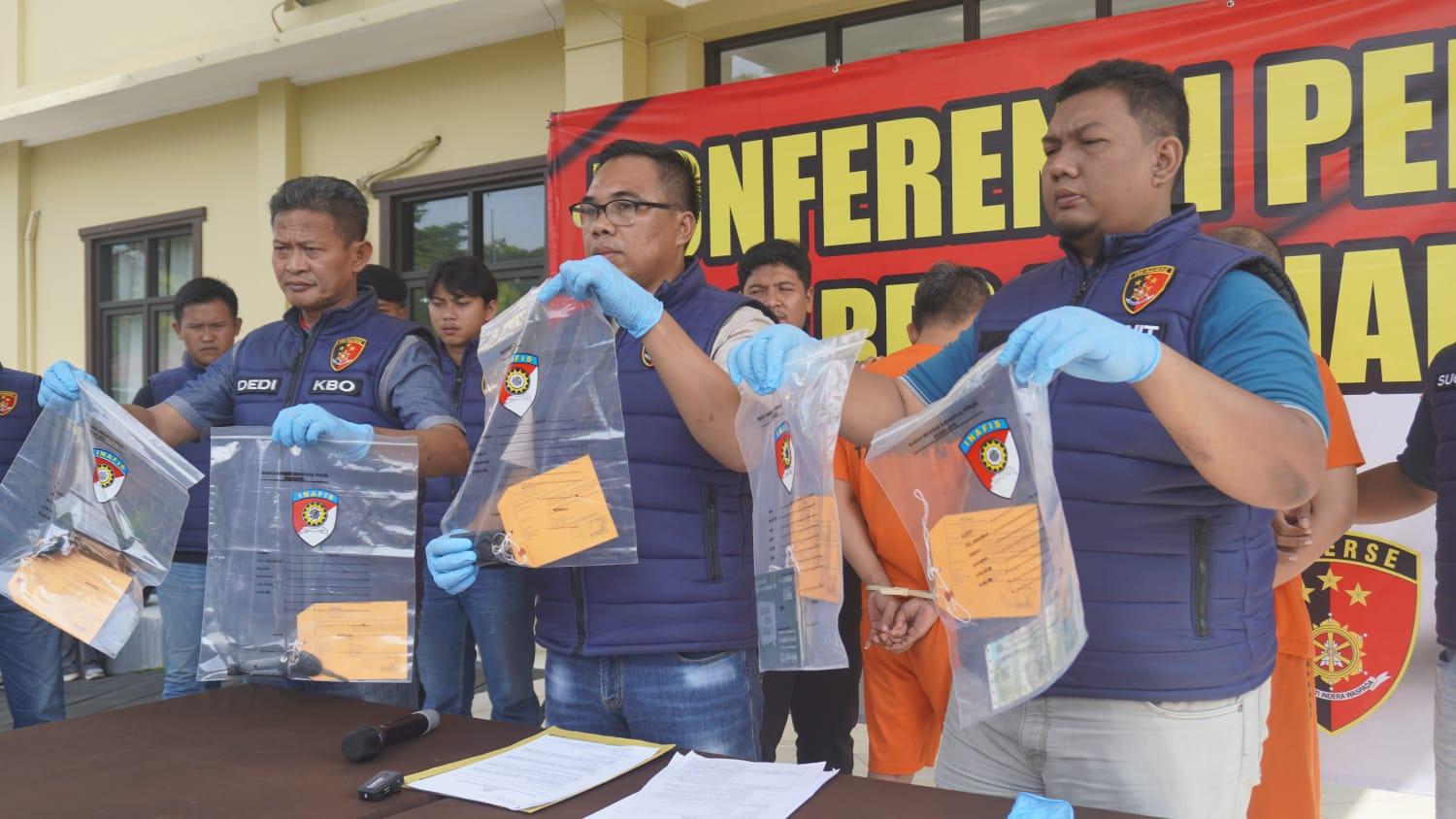 Polres Banjar Tangkap Tiga Pelaku Penggelapan Mobil Rental