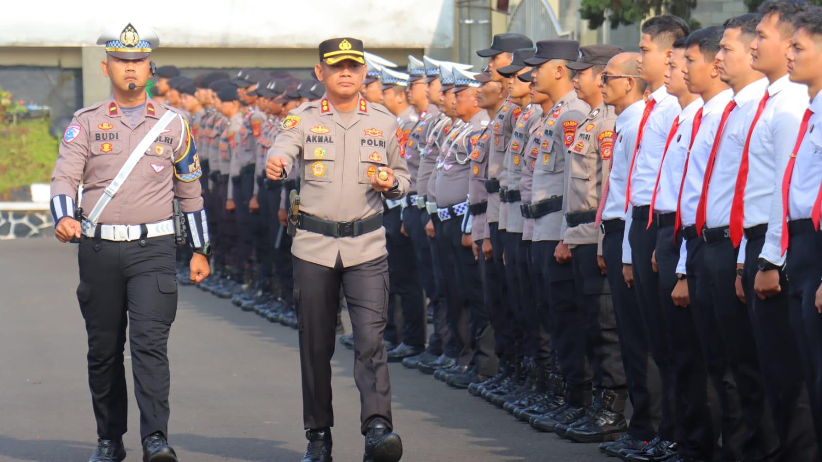 Polres Ciamis Gelar Apel Operasi Keselamatan Lodaya 2025, Fokus pada Edukasi dan Penegakan Hukum