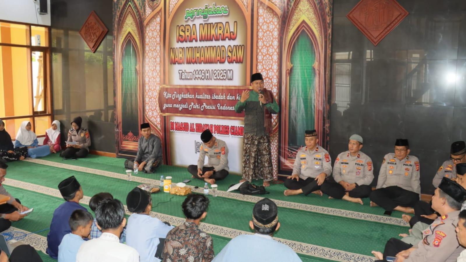 Polres Ciamis Peringati Isra Miraj dengan Refleksi untuk Wujudkan Polri Presisi